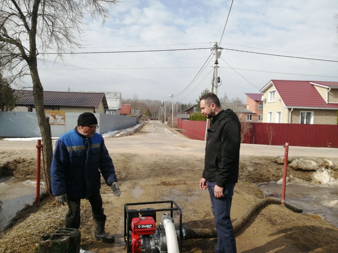 В Талдомском округе активно устраняют подтопления | 05.04.2024 | Талдом -  БезФормата